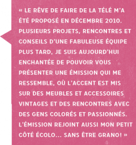Vanessa Sicotte, rêve de faire de la télé